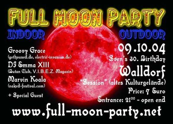 09.10.2004, Walldorf/Hockenheim , Full Moon Party / FFM